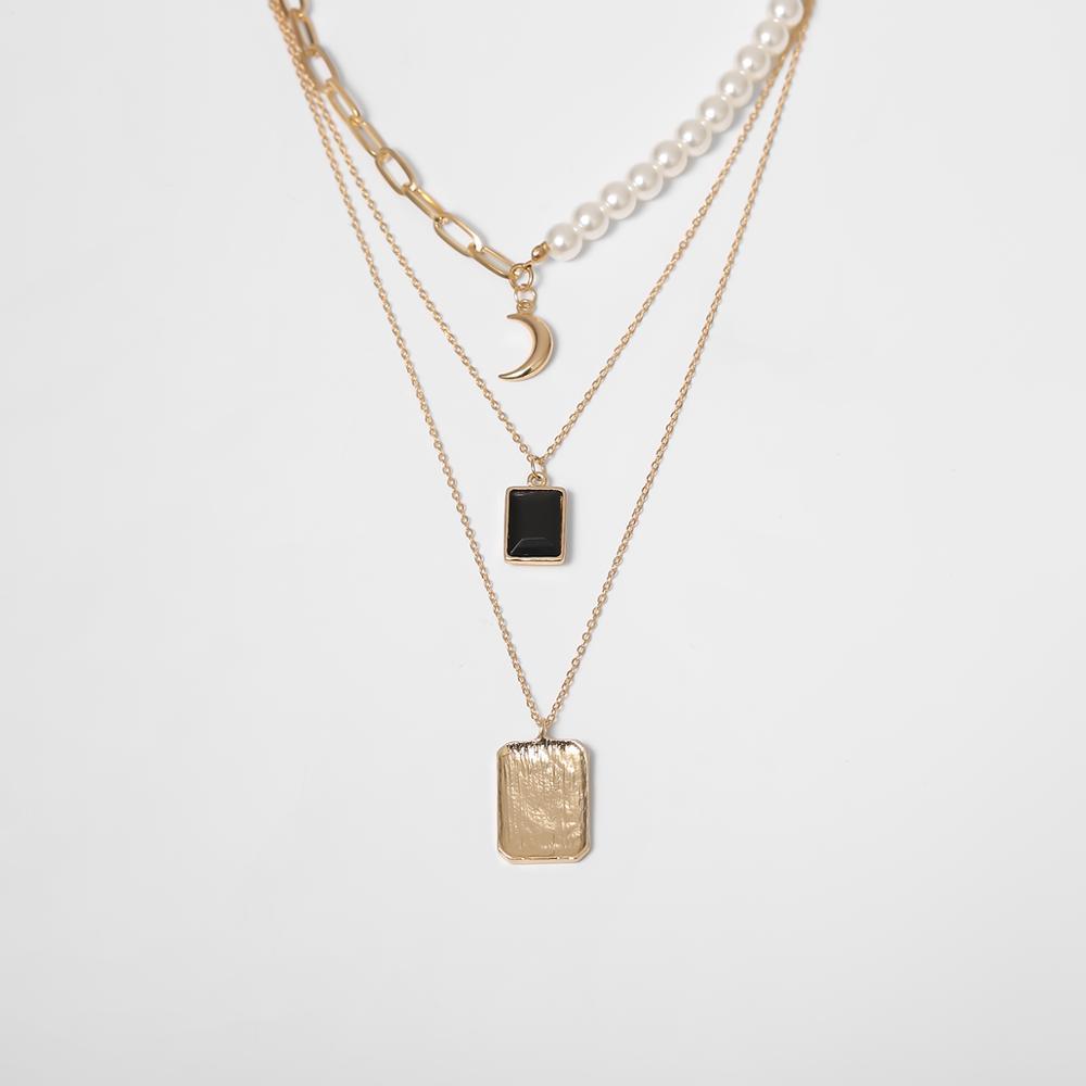 Pearl Crescent Necklace