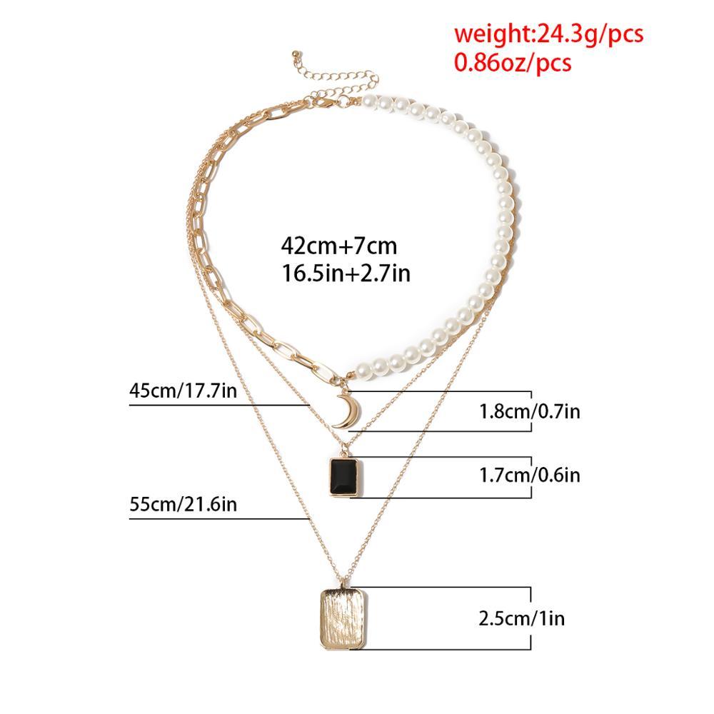 Pearl Crescent Necklace