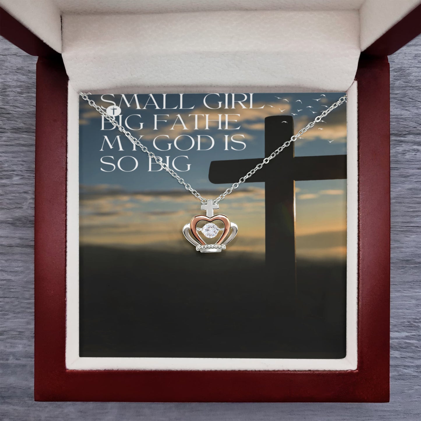 women crown necklace